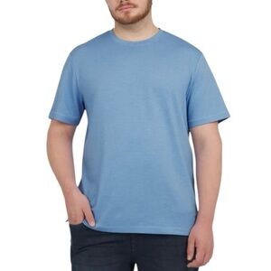 Lands’ End Classic Fit Short Sleeve Crewneck T-Shirt Blue